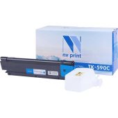 Картридж лазерный NV Print TK-590C для Kyocera голубой совместимый