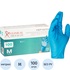Перчатки одноразовые универсальные нитриловые Top Glove нестерильные   неопудренные размер M (7-8) голубые (50 пар/100 штук в упаковке) БЕЗ РУ купить в интернет-магазине товаров для офиса и дома ТопГрад с доставкой