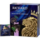Чай черный Richard Royal Thyme & Rosemary 100 пакетиков (розмарин, чабрец)