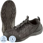 Кроссовки рабочие Мистраль Light ПУ из текстиля черные с металлическим  подноском размер 42 (135559)