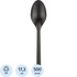 Ложка одноразовая столовая ПП 1/1 Черн. в инд. упак. 500 шт/уп