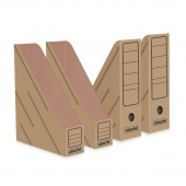 Вертикальный накопитель Attache картонный бурый ширина 75мм (4 штуки в упаковке)