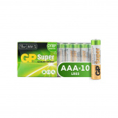 Батарейки GP Super мизинчиковые ААA LR03 (10 штук в упаковке)