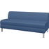 Модуль диван прямой Flagman трехместный синий (искусственная кожа) купить в интернет-магазине товаров для офиса и дома ТопГрад с доставкой