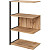 Полустеллаж для документов Easy to lead K-Loft 241H021 дуб  натуральный/чёрный 645х400х1068 мм