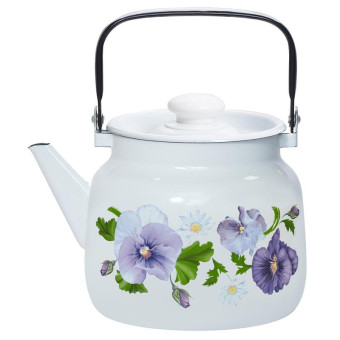 Чайник Лысьвенские эмали Анютины глазки 500055250 3.5 л