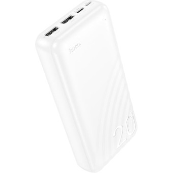 Внешний аккумулятор (power bank) Hoco J123A Element 20000 мАч белый (J123A ELEMENT WHITE)