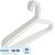 Вешалка-плечики ПВ-10 для лёгкой одежды белая размер 48-50 (20 штук в  упаковке)