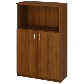 Шкаф для документов Эко/Этюд полузакрытый (орех французский, 768х370х1229 мм)