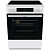 Плита электрическая Gorenje GEC6C40WD стандартной ширины белая  (стеклокерамика, 4 конфорки, 71 литр)