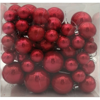 Набор шаров Magic Time полистирол розовый (59 штук в упаковке)