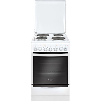 Плита электрическая Gefest ЭПНД5140-02 стандартной ширины белая (эмаль, 4 конфорки, 55 литров)