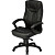 Кресло для руководителя Easy Chair CS-608Е черное (натуральная кожа с компаньоном, пластик)
