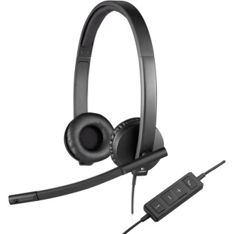 Гарнитура проводная Logitech H570e Stereo (981-000575)