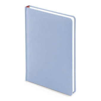 Ежедневник недатированный Альт Velvet искусственная кожа А5+ 136 листов зефирный голубой (145x205 мм)