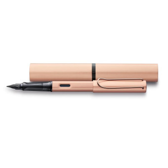 Ручка перьевая Lamy Lx цвет чернил синий цвет корпуса розовое золото (артикул производителя 4031505)