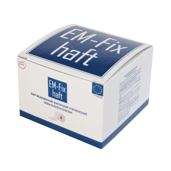 Бинт эластичный самофиксирующийся Em-Fix Haft белый 10x2000 cм