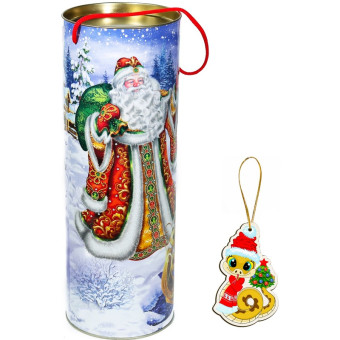 Новогодний сладкий подарок Золотая рыбка 1200 г