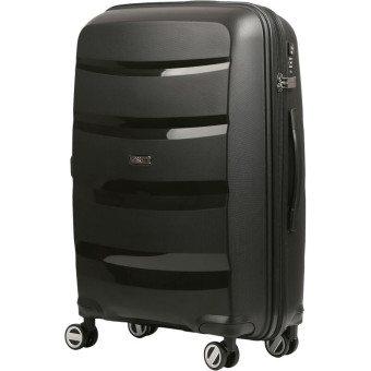 Чемодан Fabretti размер M 73 л из полипропилена чёрный