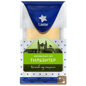Сыр Laime Тильзитер нарезка 50% 150 г