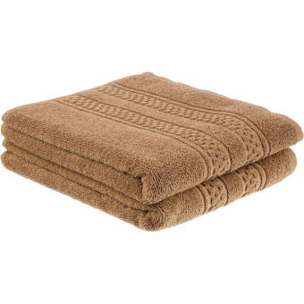 Набор полотенец махровых Комус Данмор 2 штуки 50x80 см 450 г/кв.м хаки