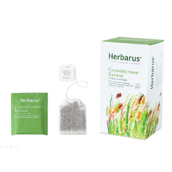 Чай Herbarus Спокойствие Баланс травяной 24 пакетика