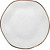Тарелка обеденная Oxford Ryo Maresia фарфор 27.5 см белая/коричневая