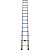 Лестница телескопическая Алюмет алюминиевая односекционная 14 ступеней (TLS4.1)