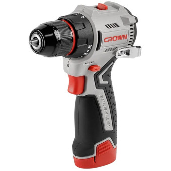 Дрель-шуруповёрт аккумуляторная Crown CT21129HMX-2 BMC 2 АКБ х Li-ion  (12 В, 2 Ач)+ЗУ в кейсе
