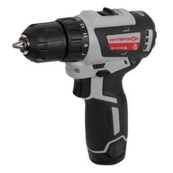 Дрель-шуруповерт безударная аккумуляторная Интерскол ДА-10/12В МиниМАКС 12 В Li-ion 2 АКБ 2.5 Ач+ЗУ (757.2.2.45)