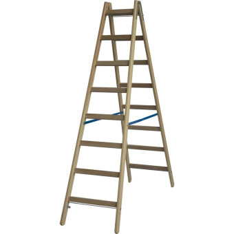 Cтремянка деревянная 2х8 ступени Krause 170286