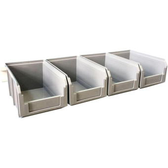 Органайзер настенный Стелла-техник V-2-650 (серый, 650х234х121 мм, 4 ящика)