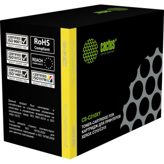 Картридж лазерный Cactus CS-C310XY 006R04371 для Xerox жёлтый  совместимый