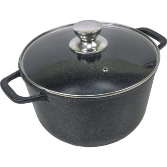 Казан литой алюминий Panairo Raitens induction Rai-KAZ-5-AL-K.Chr-I 5 л  чёрный