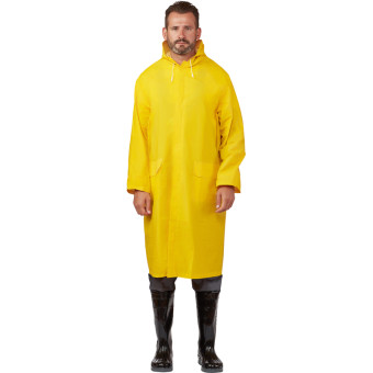 Плащ влагозащитный Delta Plus МA305 ПВХ на кнопках желтый (размер 60-62)