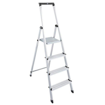 Стремянка алюминиевая 4 ступени Krause Solidy 126221