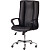 Кресло для руководителя Easy Chair Boston черное (искусственная кожа, металл)