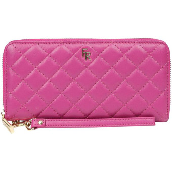 Кошелек женский Fabretti из натуральной кожи розового цвета (Q7006LMB-73)