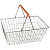 Корзина покупательская ТО-1.1 (серый/красный, 5 штук в упаковке)