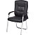 Конференц-кресло Easy Chair 807 VPU чёрное (экокожа, металл   хромированный)