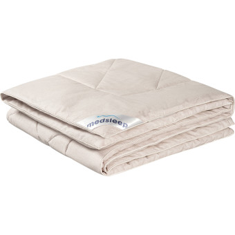 Одеяло детское Medsleep Aries 110x140 см стёганое с кантом бежевое
