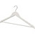 Вешалка-плечики Комус Мебель WH018 для верхней одежды дерево белый  (размер 46-50)