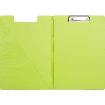 Папка-планшет с зажимом Attache Bright colours A4 салатовая с крышкой