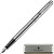 Ручка перьевая Diplomat Traveller stainless steel F цвет чернил синий, цвет корпуса серебристый (артикул производителя D10057495)