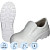 Полуботинки рабочие летние Алми ПУ из искусственной кожи белые с металлическим подноском размер 47 (80007-011600)