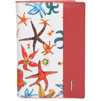 Обложка для паспорта Fabretti из натуральной кожи (54019NPcoral-90)