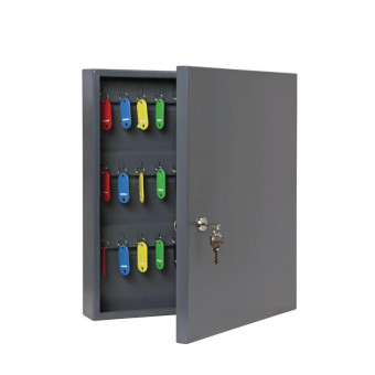 Шкаф для ключей Klesto К-60 темно-серый (на 60 ключей, металл)