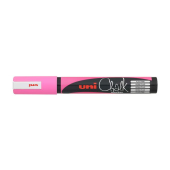 Маркер меловой Uni Chalk розовый (толщина линии 2.5 мм)