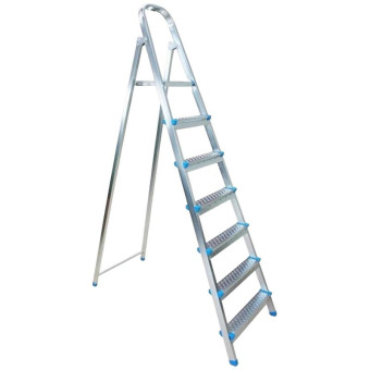 Стремянка стальная 7 ступеней Zalger 711-7