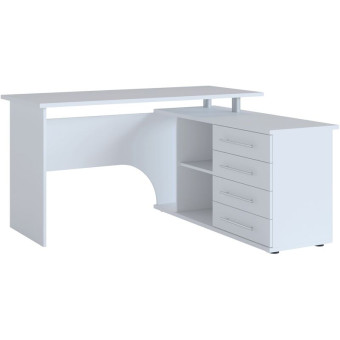 Стол компьютерный Сокол КСТ-109П (белый, 1400х1270х750 мм)